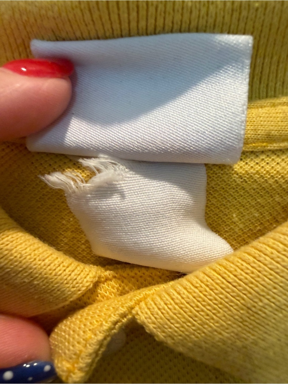 Lacoste Men’s Bright Yellow Pique Polo Shirt - Picture 3 of 5